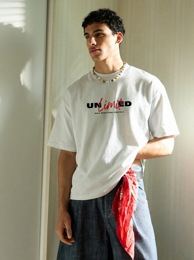 UNLIMITED GRAPHIC OVERSIZED TEE