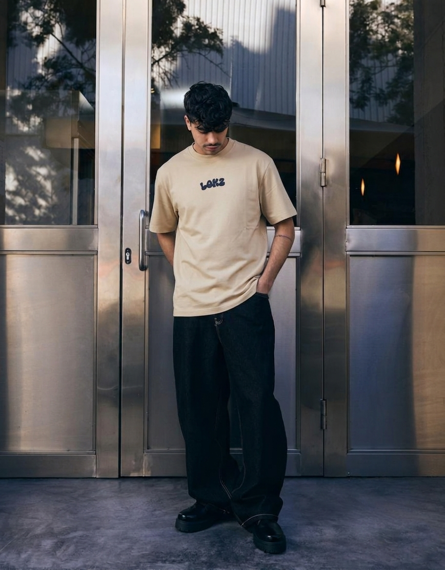 LOKZ 3D LOGO OVERSIZED TEE