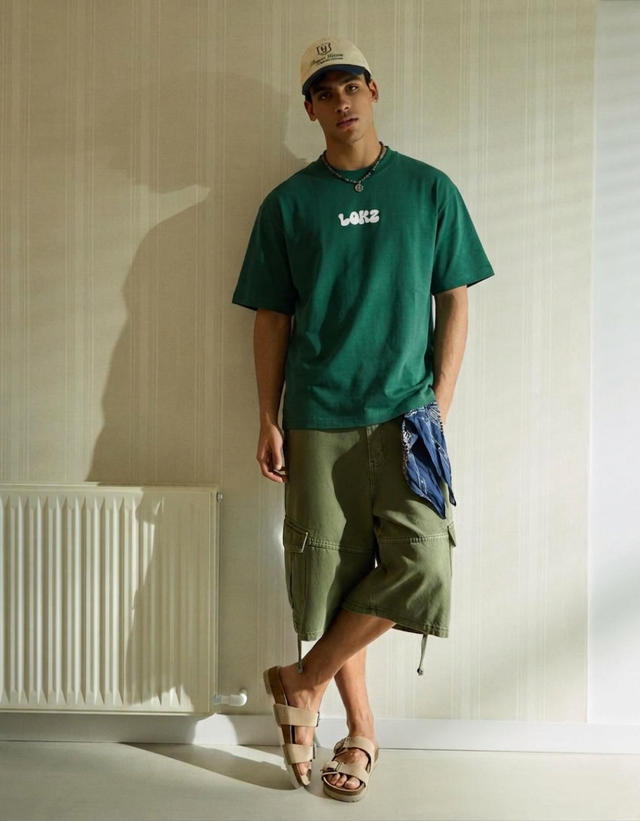 LOKZ 3D LOGO OVERSIZED TEE