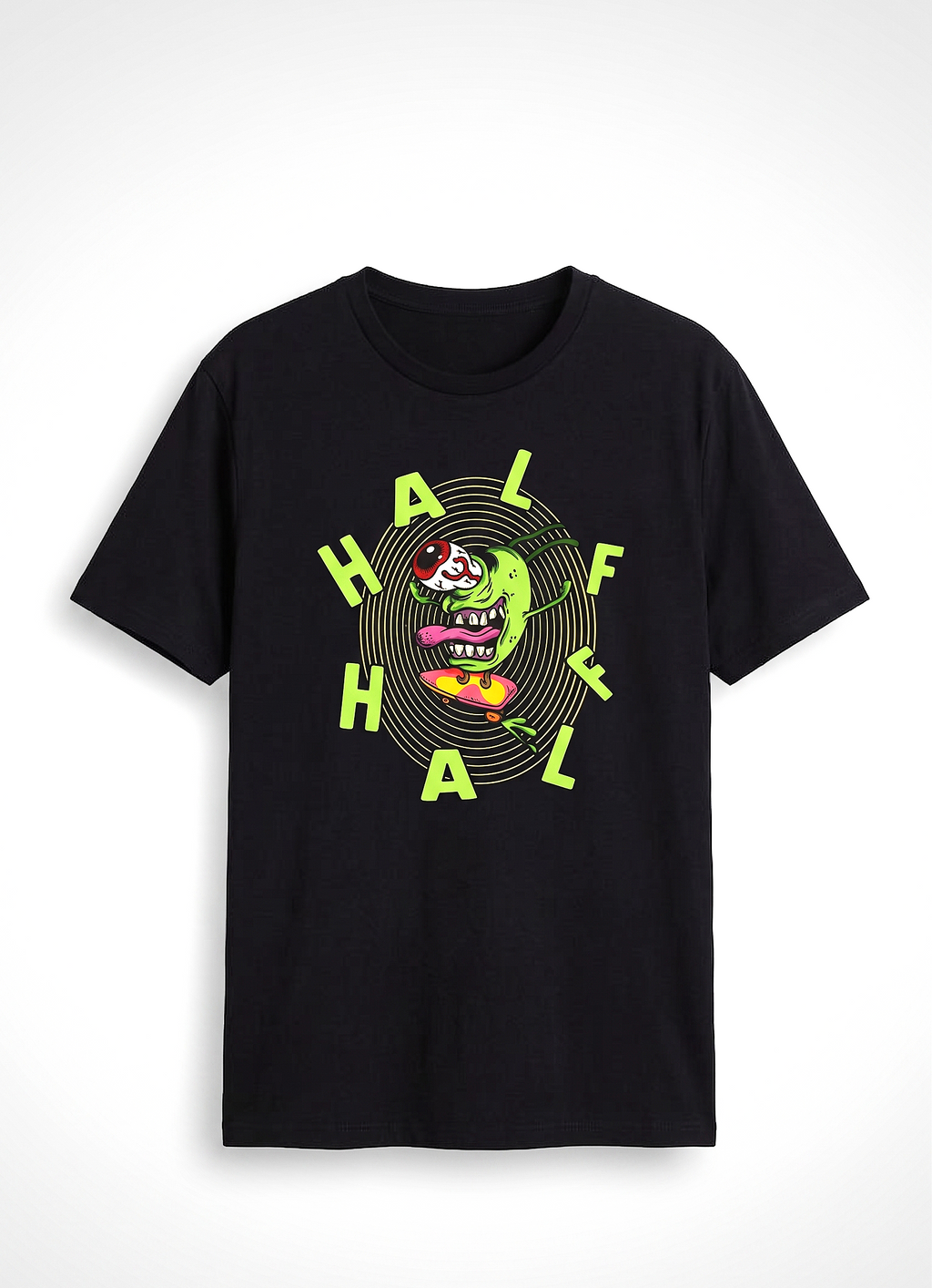 HALF GRAPHIC OVERSIZED TEE