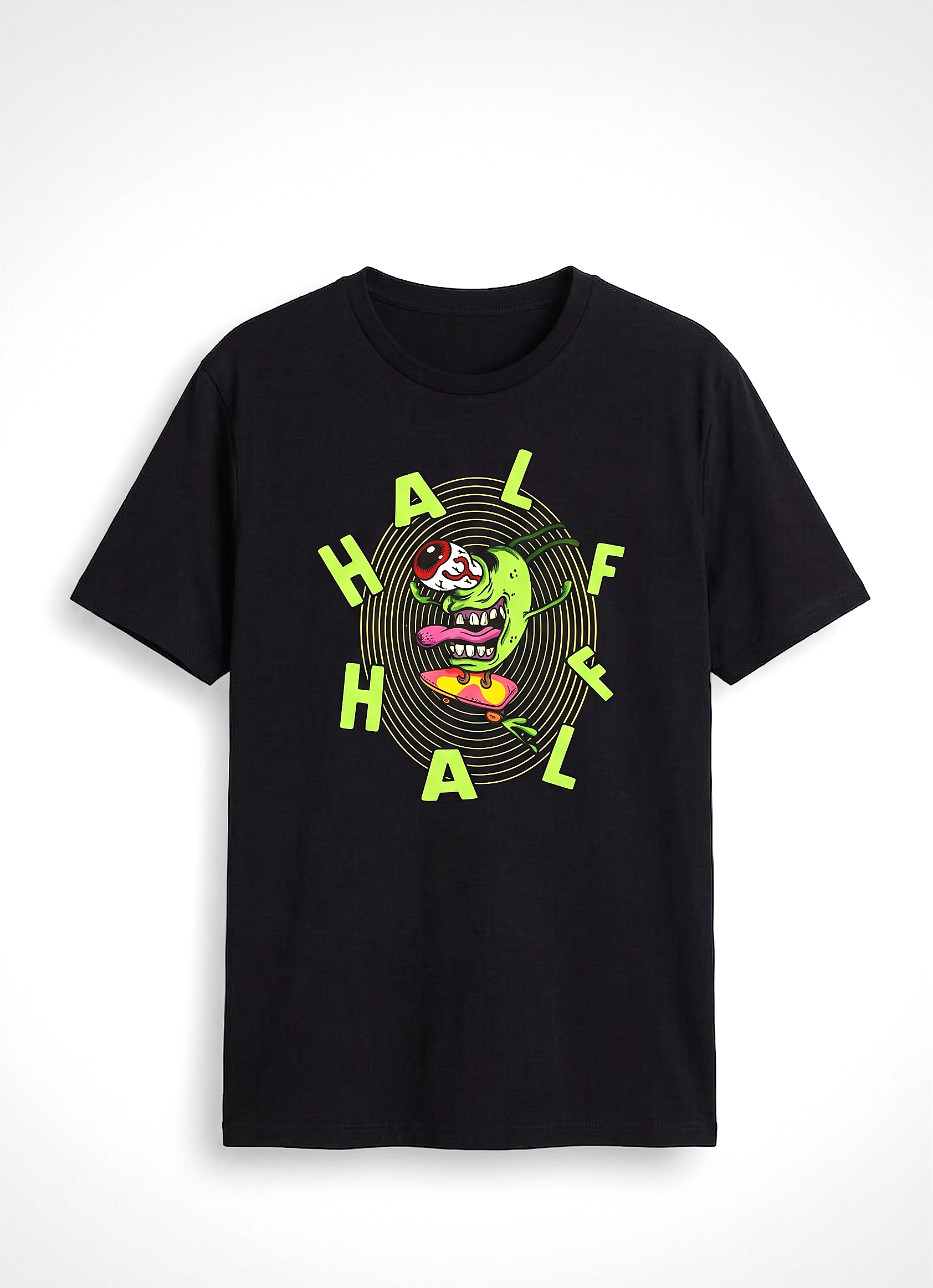 HALF GRAPHIC OVERSIZED TEE
